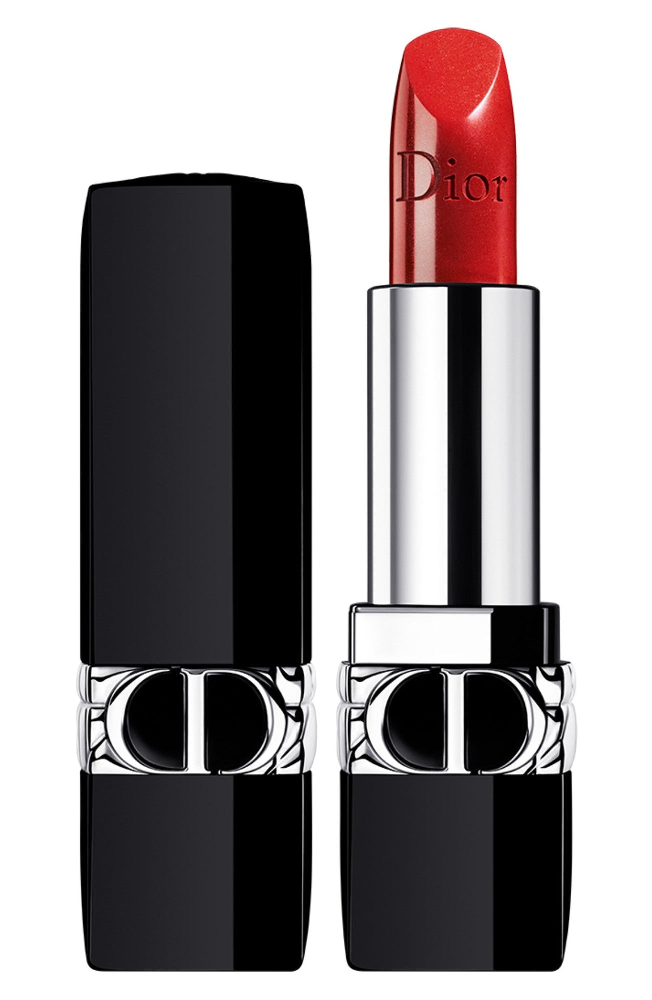 Christian Dior, Couture Colour, Metalic, Ruj cremos, 999, Roșu, Reincărcabilă, 3.5 g