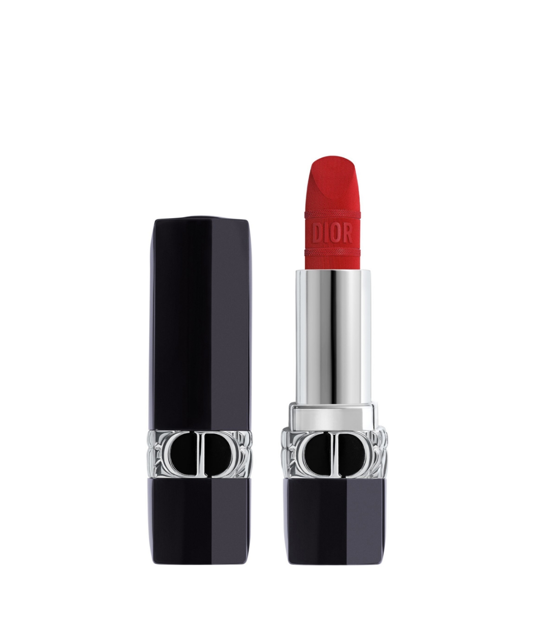 Christian Dior, Dior Rouge, Satin mat, Ruj cremos, Roșu iconic, 3.5 g