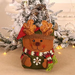 Geanta pentru Cadouri de Craciun, Flippy, Model Ren, Decoratiune Sarbatori, 46x23x2 cm, Multicolor