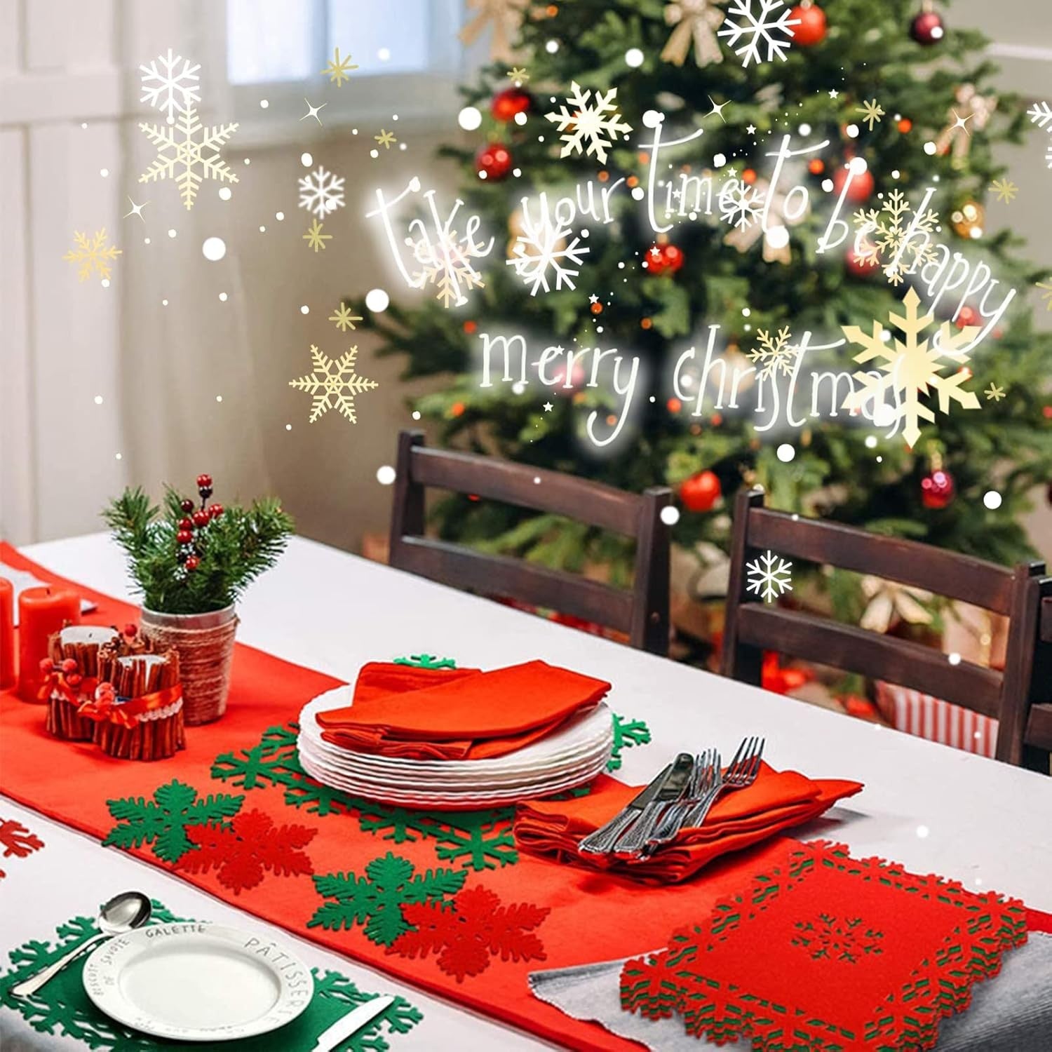 Set 12 Servete pentru Masa si Suporturi de Pahare/Tacamuri, Flippy, 4 Servete 25x35 cm, 4 Suporturi de 13x15 cm, 4