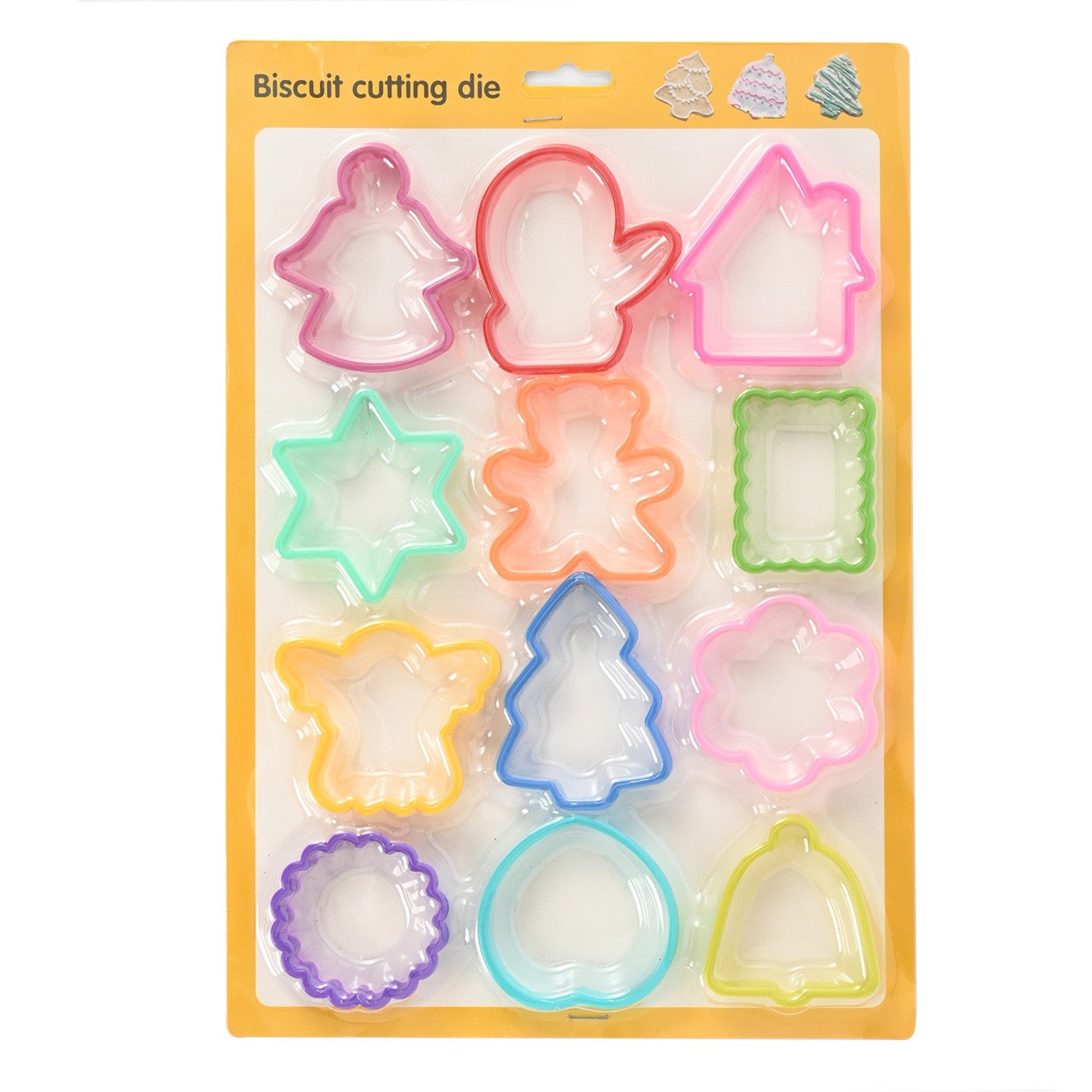 Set 12 forme pentru prajituri Flippy, material polipropilena, diverse forme, pentru orice ocazie, adancime 1.6 cm, 23.3