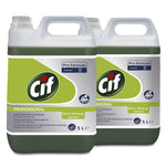Pachet CIF Professional Dishwasher Extra Strong Lemon – Detergent pentru Spalarea Manuala a Vaselor, cu Lamaie, 2×5 L
