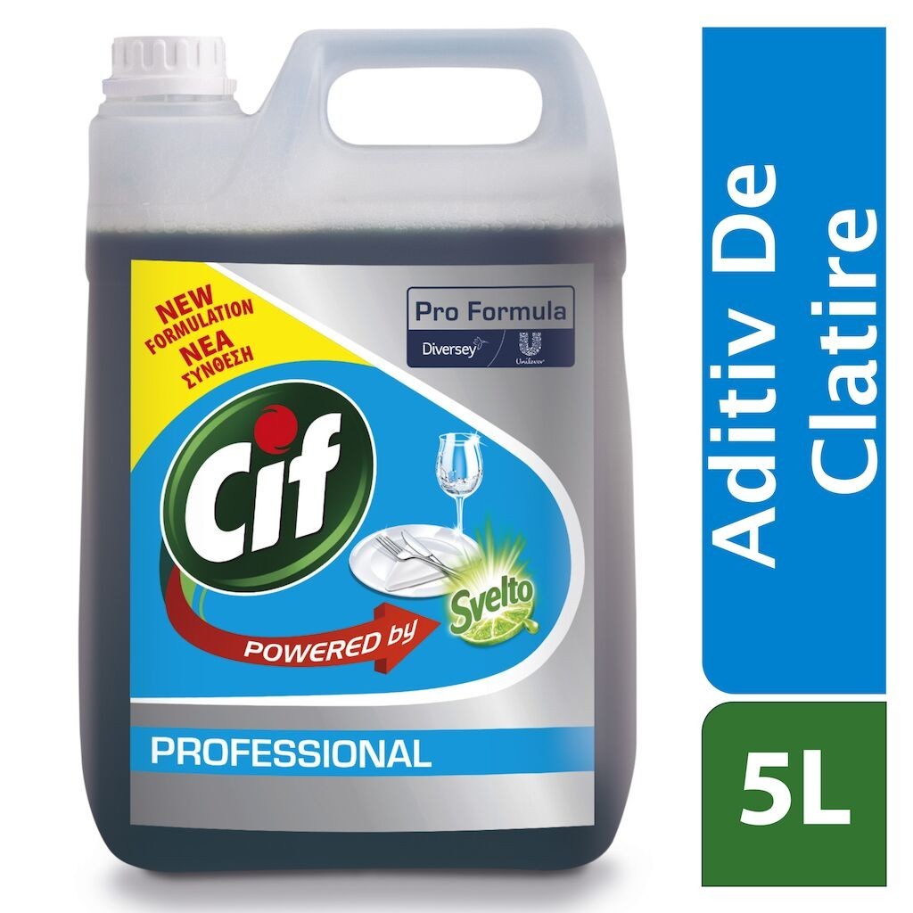 CIF Professional Rinse Aid – Agent de Clatire pentru Masini de Spalat Vase 5 L