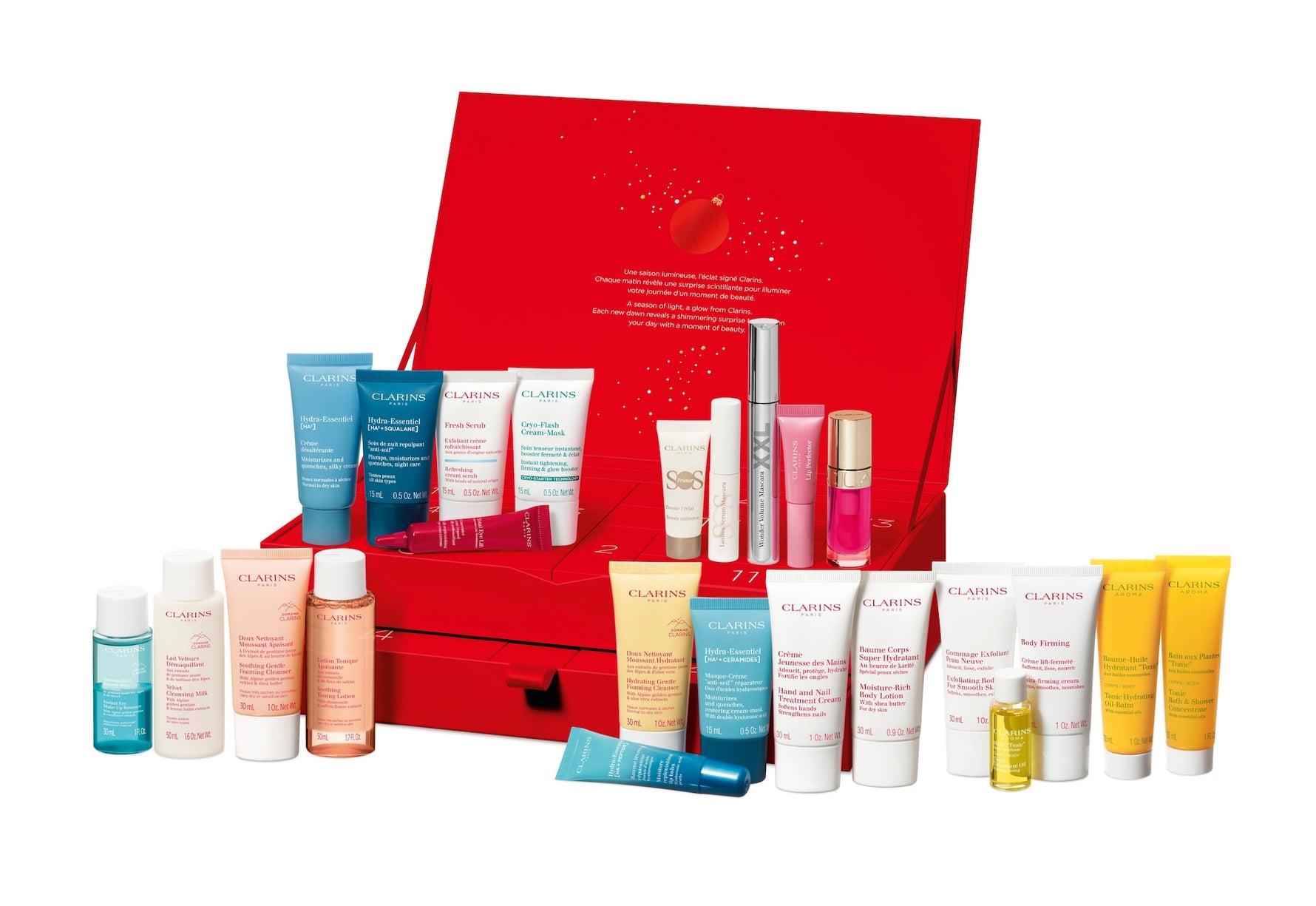 Clarins, Clarins, Piele, Calendarul de Advent, 24 buc