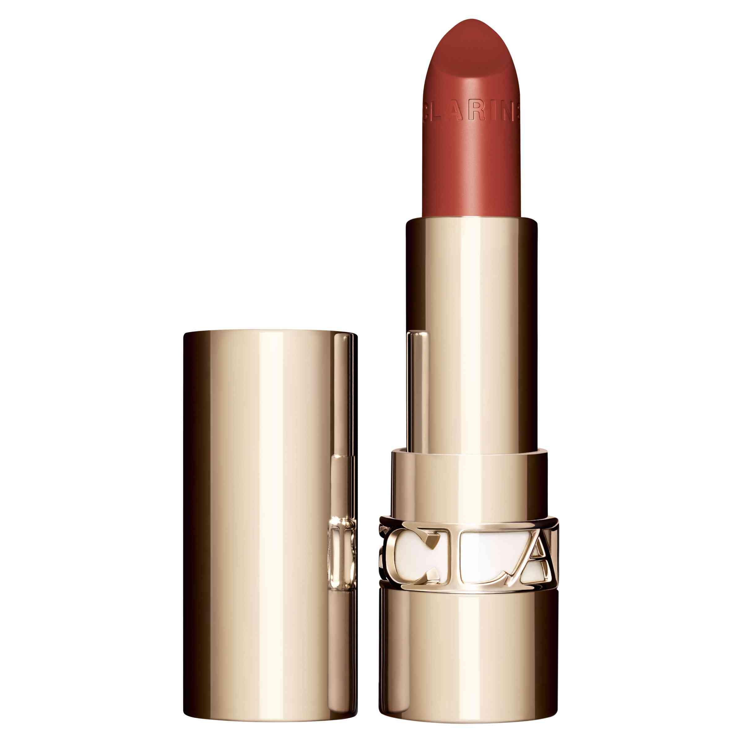 Clarins, Joli Rouge, Finisaj satinat, Ruj cremos, 737, Scorțișoară, 3.5 g