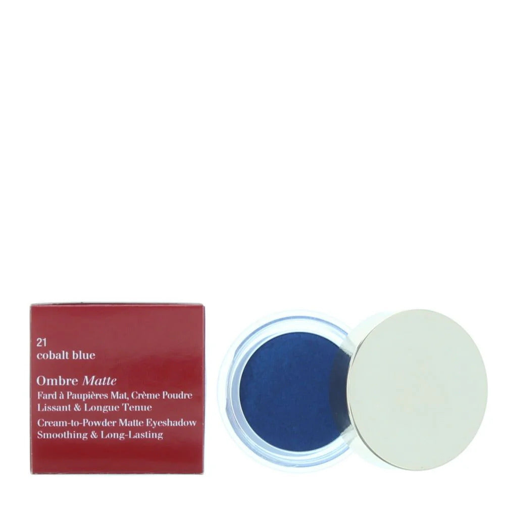 Clarins, Ombre Matte, Fard de ochi cremos, 21, Albastru de cobalt, 7 g
