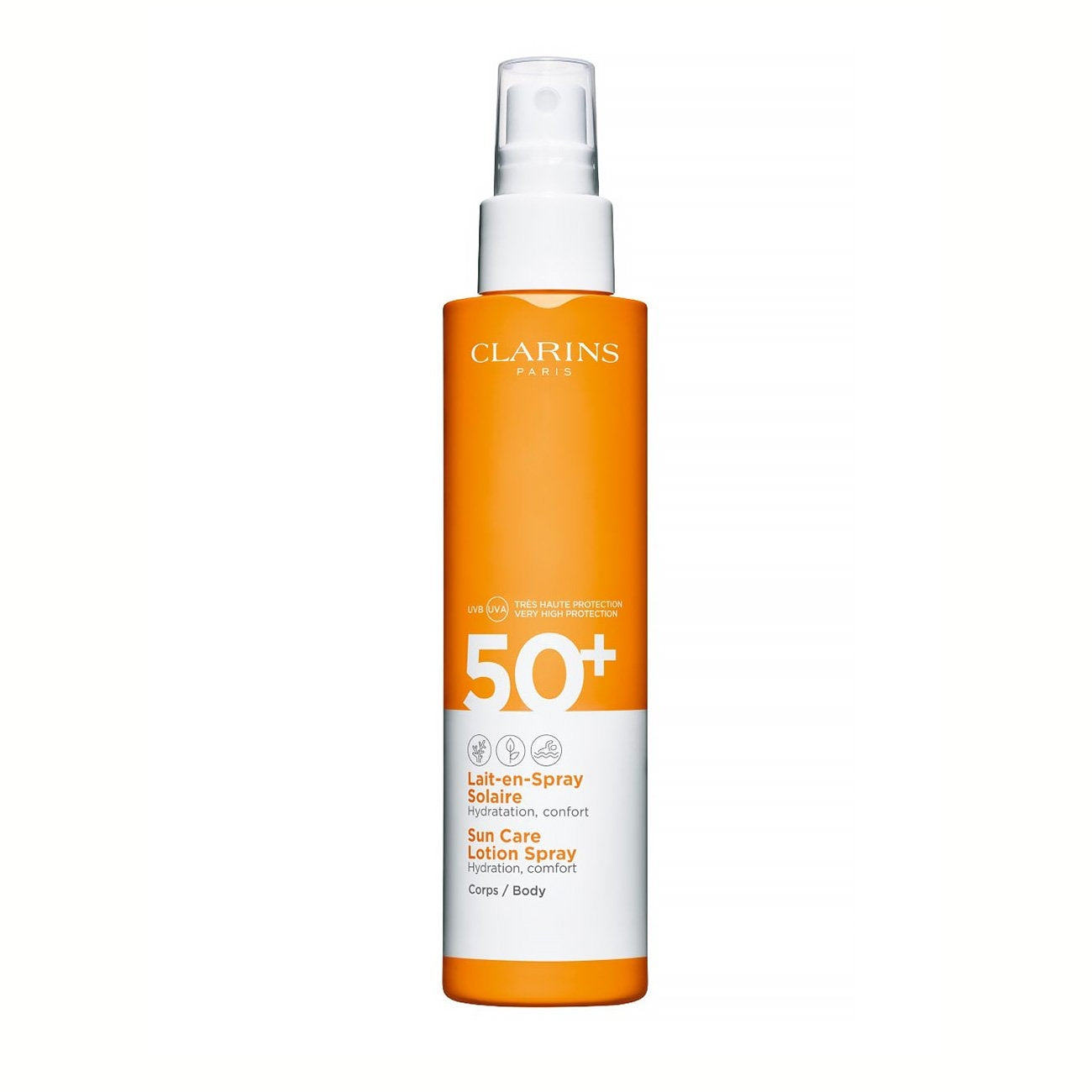Clarins, Sun Care, Protecție ridicată, Înainte de Soare, Loțiune de corp, SPF 50, 50 ml