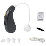 Aparat auditiv retroauricular BTE Reincarcabil, Flippy, Set 2 bucati Stinga Dreapta, Standard European, Aparat auditiv