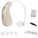 Aparat auditiv retroauricular BTE Reincarcabil, Flippy, Set 2 bucati Stinga Dreapta, Standard European, Aparat auditiv