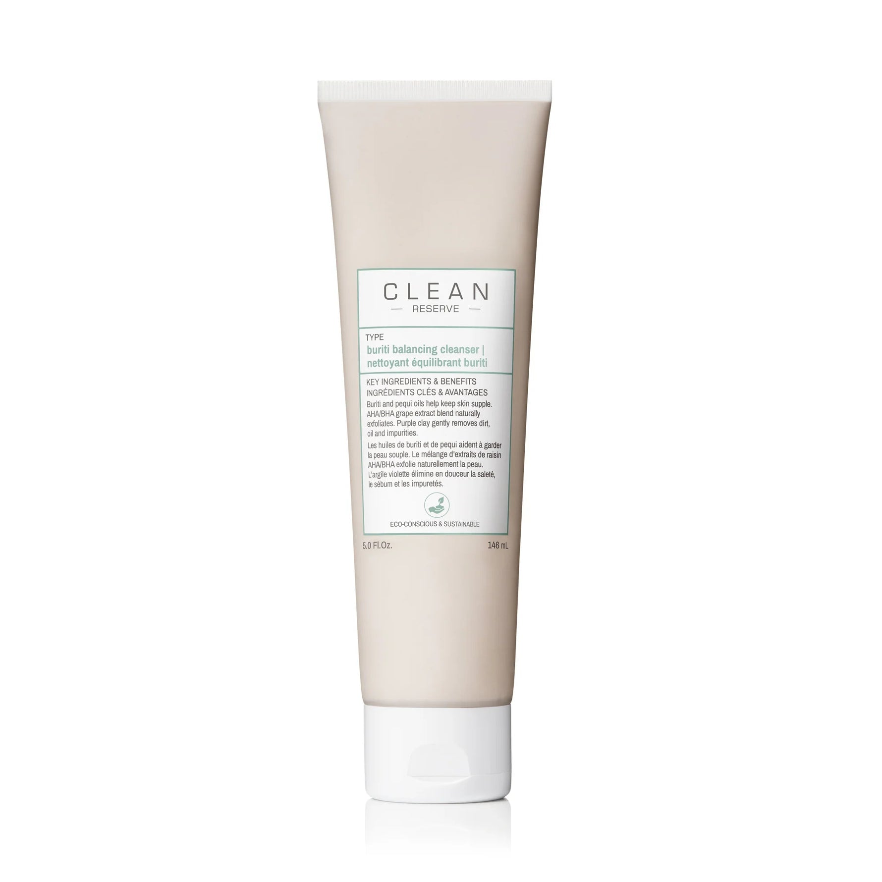 Clean, Reserve, Ulei de buriti, Echilibrare, Cremă de curățare, 146 ml - Olmarkt