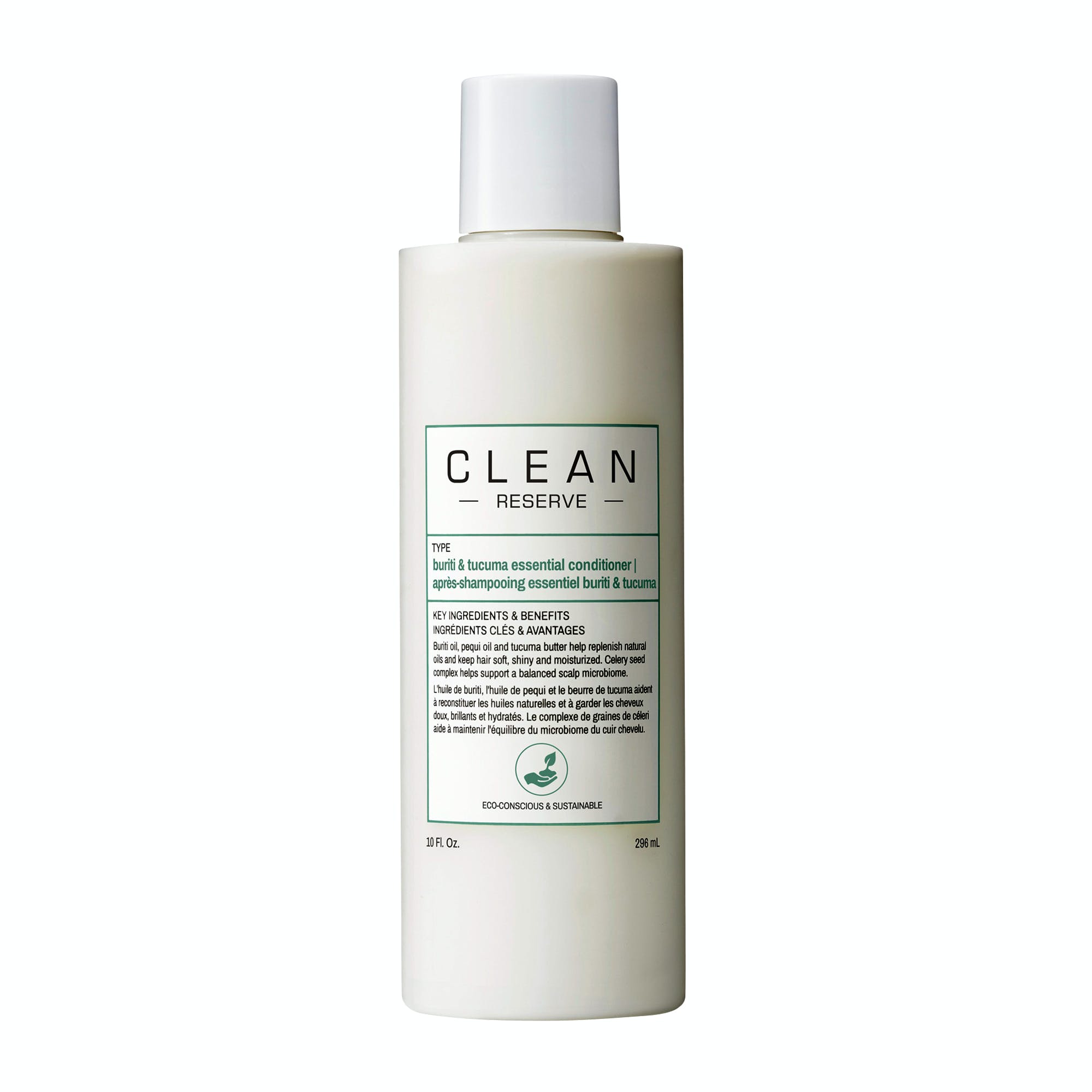 Clean, Reserve, Buriti și Tucuma, Balsam de păr, Hidratant, 296 ml - Olmarkt