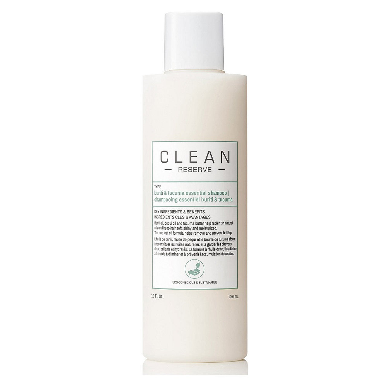 Clean, Reserve, Buriti și Tucuma, Șampon pentru păr, Pentru hidratare, 296 ml - Olmarkt