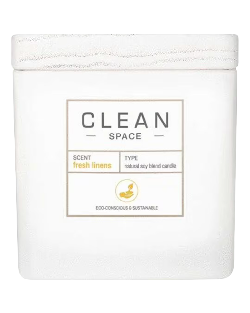 Clean, Space Fresh Linens, Lumânare parfumată, 227 g - Olmarkt