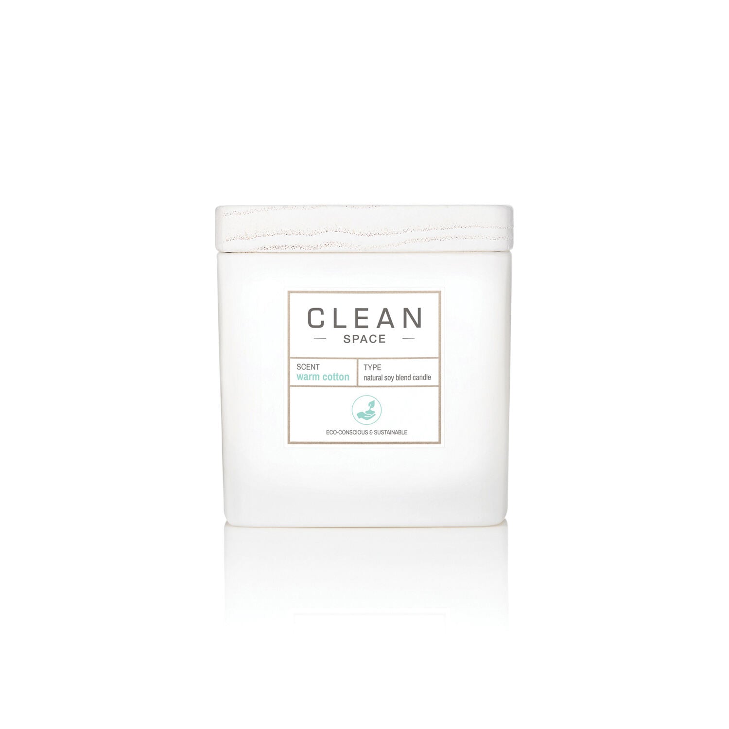 Clean, Space Warm Cotton, Lumânare parfumată, 227 g