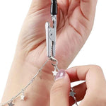 Clema mini pentru fixarea bijuteriilor, Flippy, din Metal, Ajutor pentru Bratari, Incuietori, Fermoare, Ajustare, Clema