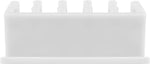 Cleme pentru gestionarea cablurilor cu 5 sloturi Goobay set 2buc alb