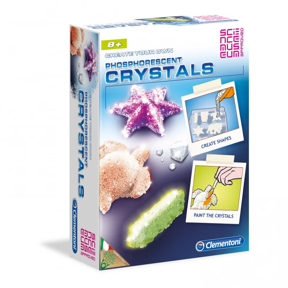 Clementoni, Science & Play, Laborator de cristale, Pentru fete, 8+ ani - Olmarkt