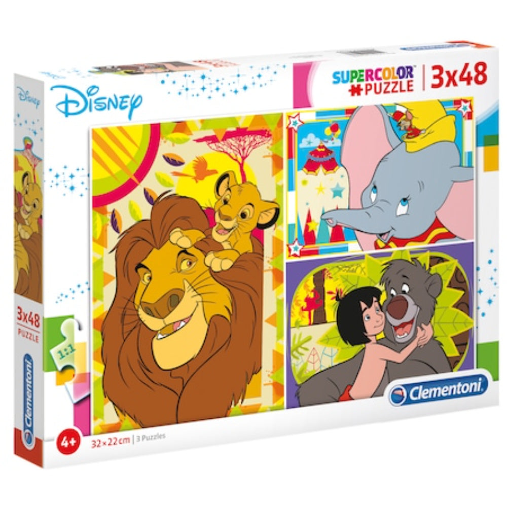 Clementoni, Disney Animals, Puzzle, Unisex, 4+ ani, 104 buc - Olmarkt