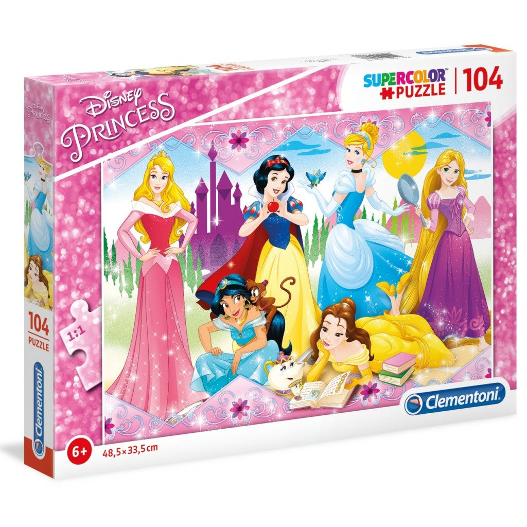 Clementoni, Disney Princess, Puzzle, Pentru fete, 6+ ani, 104 buc - Olmarkt