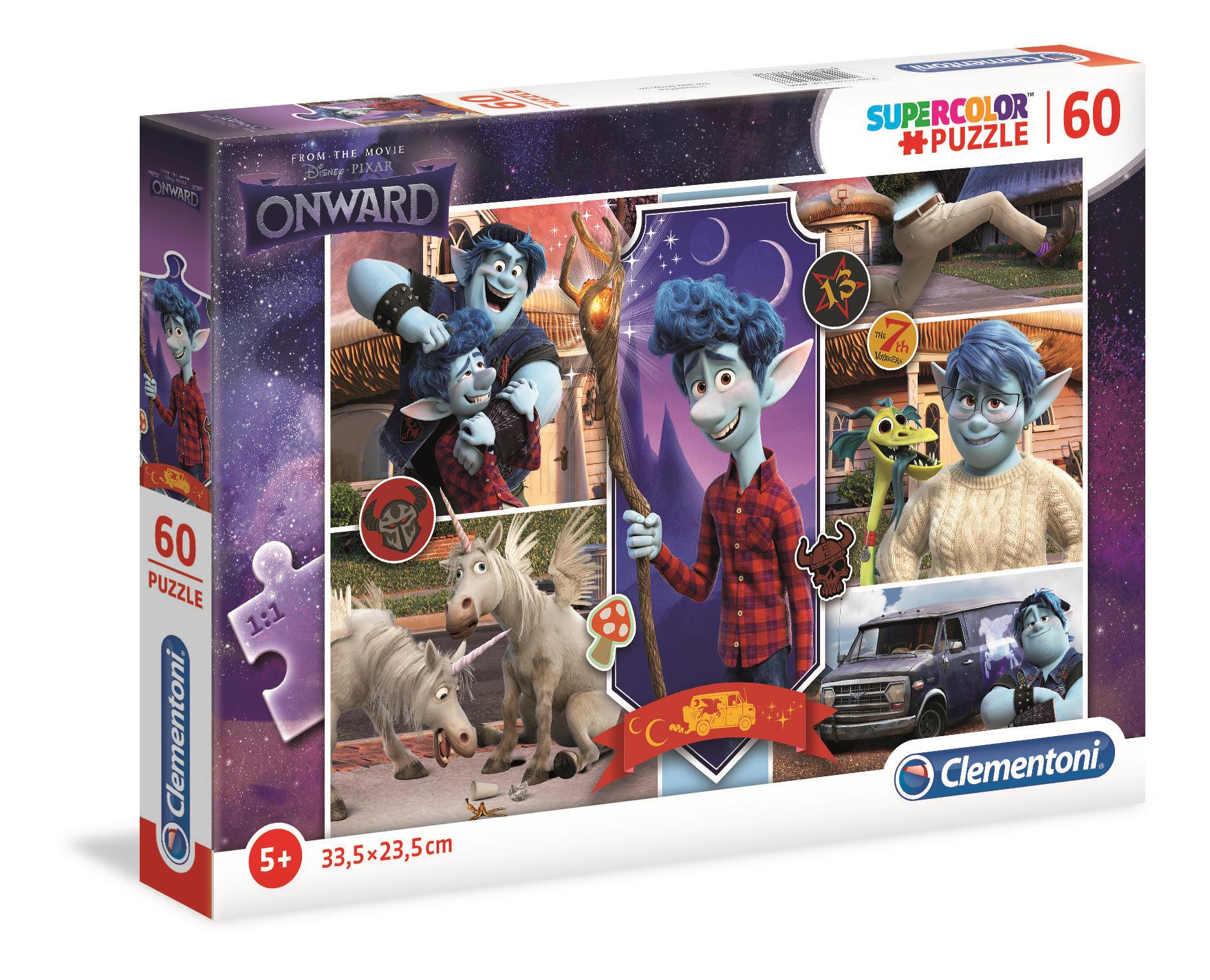 Clementoni, From The Movie, Înainte, Puzzle, Unisex, 5+ ani, 60 buc - Olmarkt