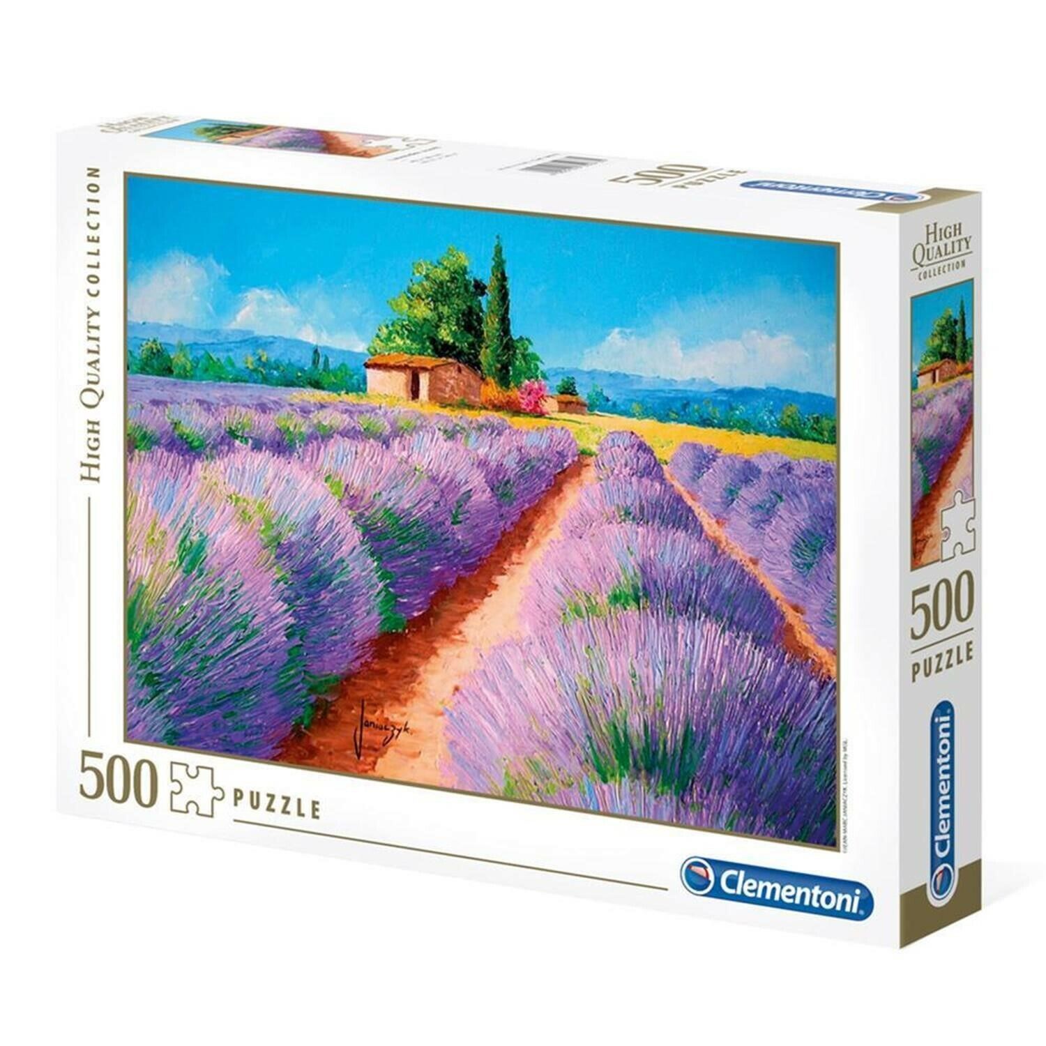 Clementoni, High Quality Collection, Parfum de lavandă, Puzzle, Unisex, 500 buc - Olmarkt