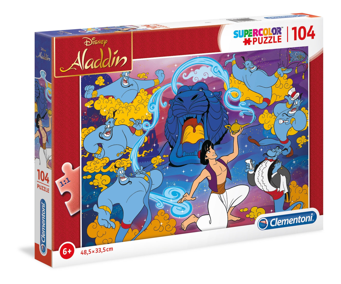 Clementoni, SuperColor, Aladin, Puzzle, Unisex, 6+ ani, 104 buc - Olmarkt