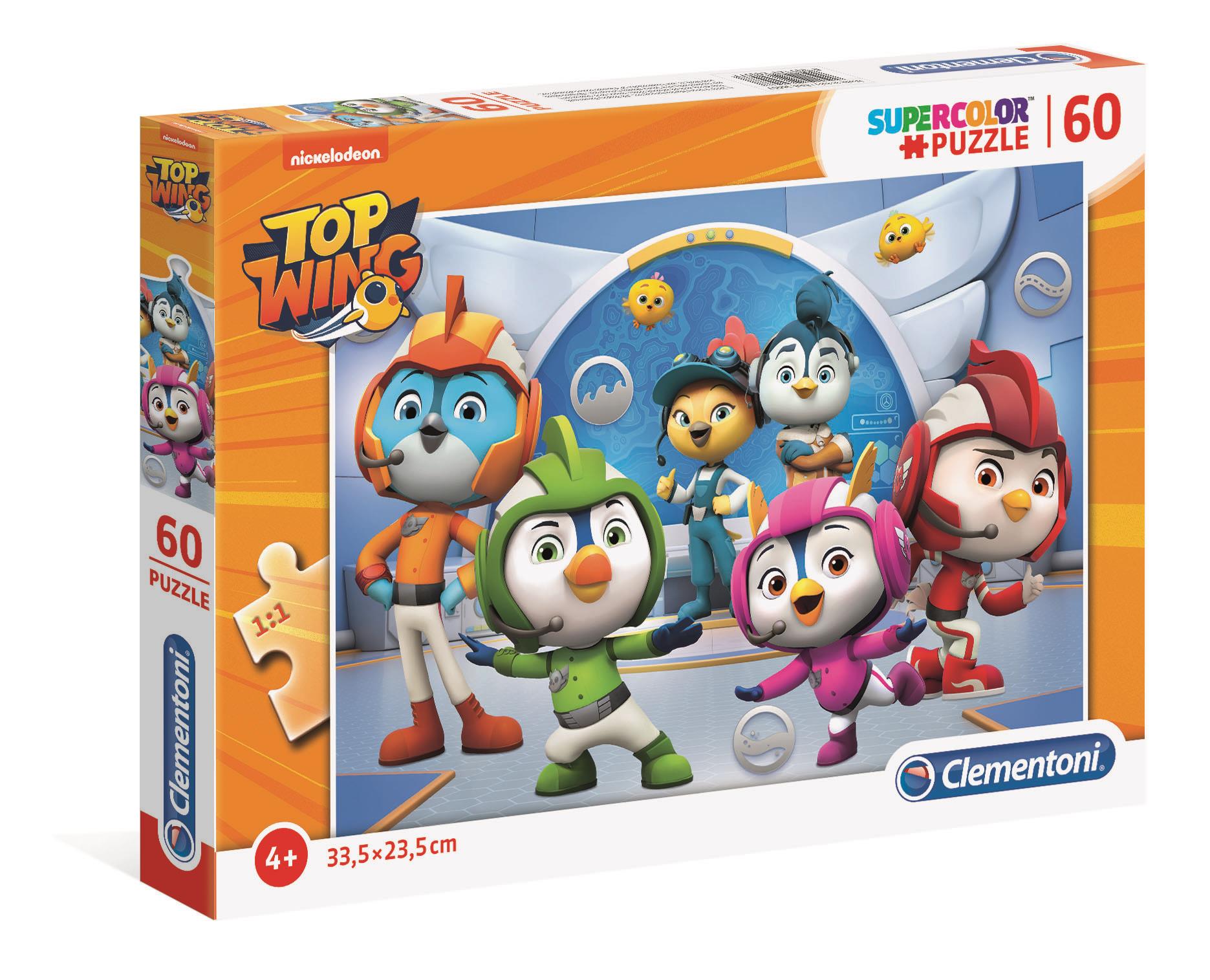 Clementoni, Supercolor, Top Wing, Puzzle, Unisex, 4+ ani, 60 buc - Olmarkt