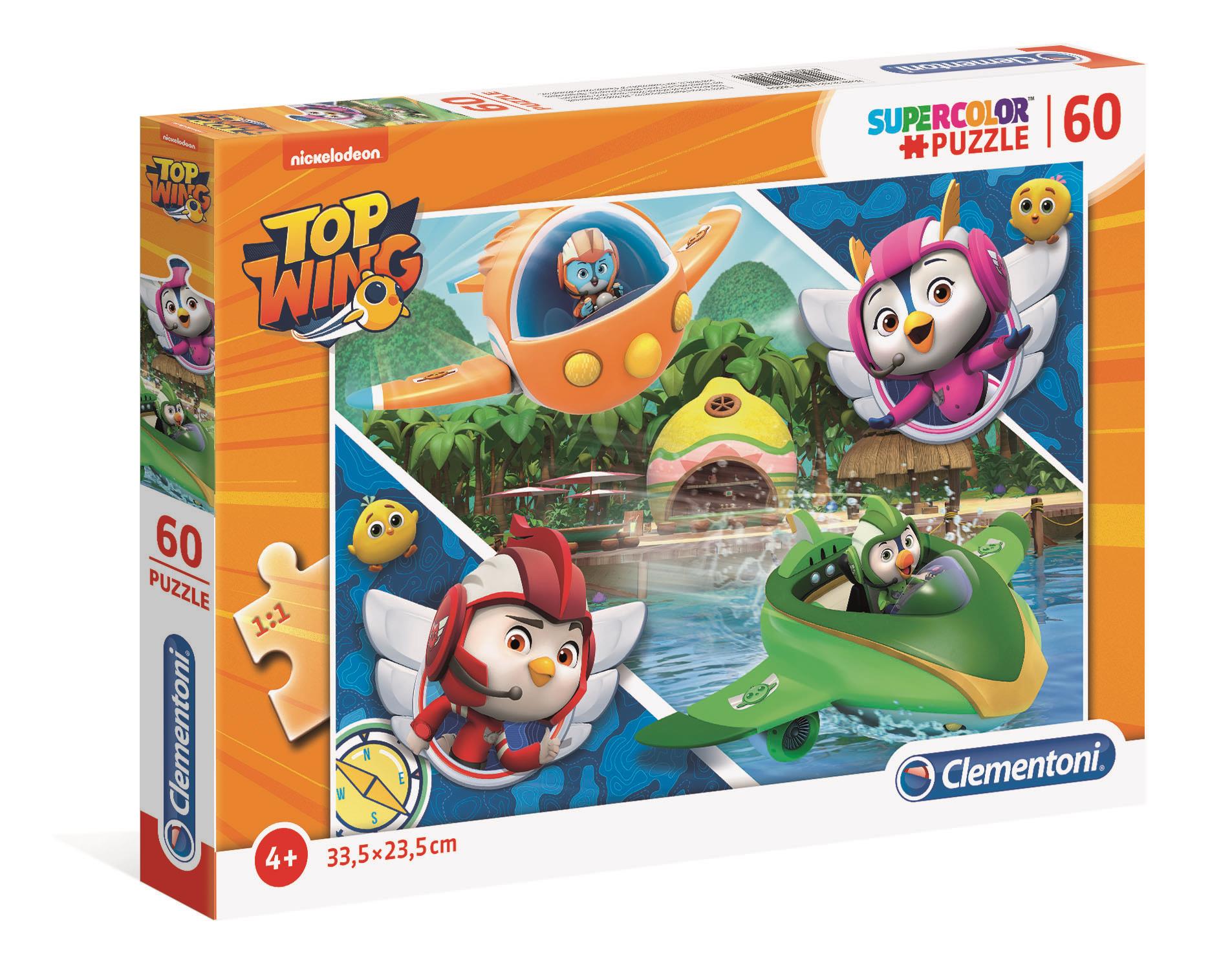 Clementoni, Supercolor, Top Wing, Puzzle, Unisex, 4+ ani, 60 buc - Olmarkt