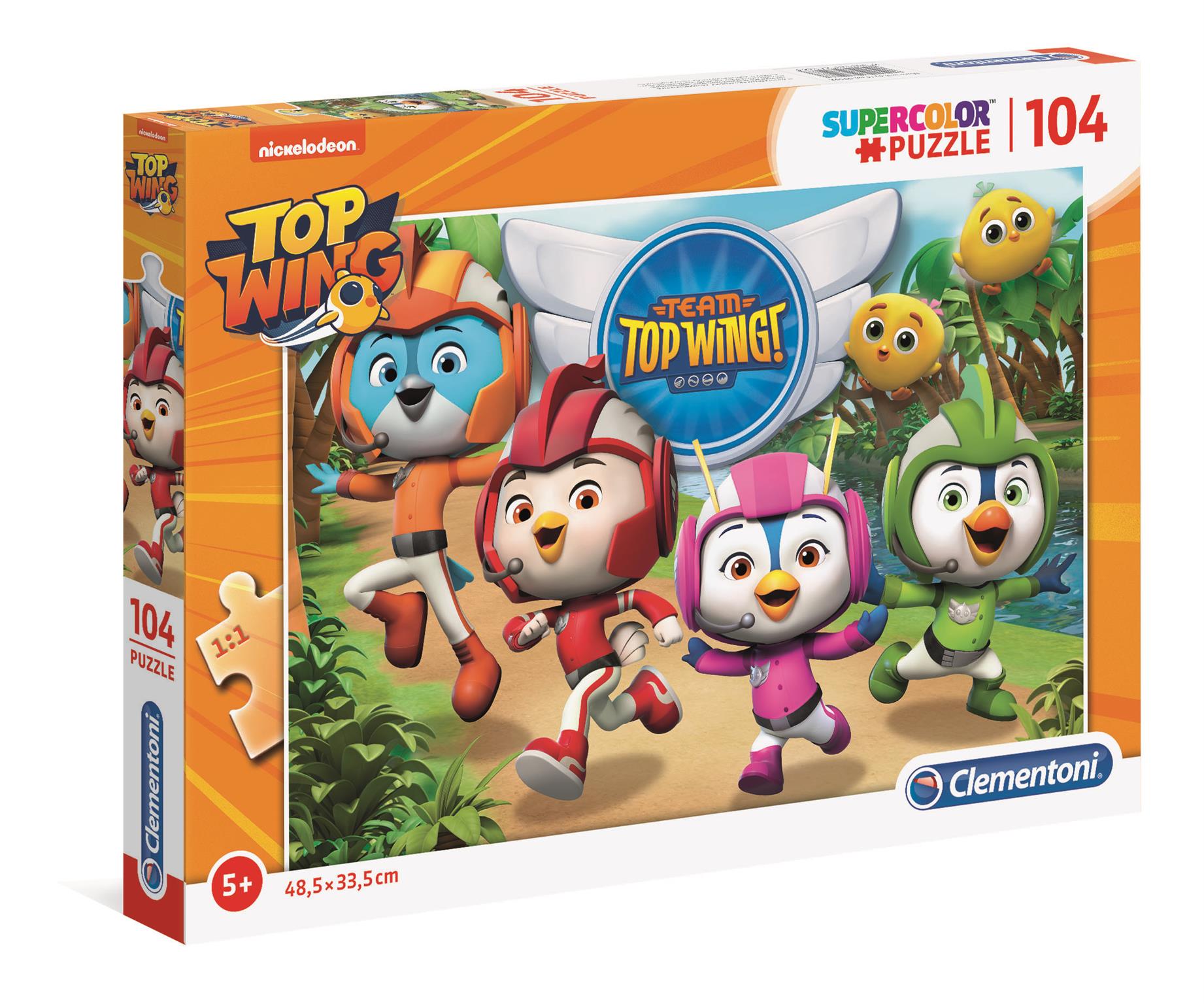 Clementoni, Top Wing, Puzzle, 27128, Unisex, 5+ ani, 104 - Olmarkt
