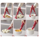 Cleste Anti-Oparire, Flippy, Rezistent la Temperaturi Ridicate, 24 x 6.5 cm, Rosu