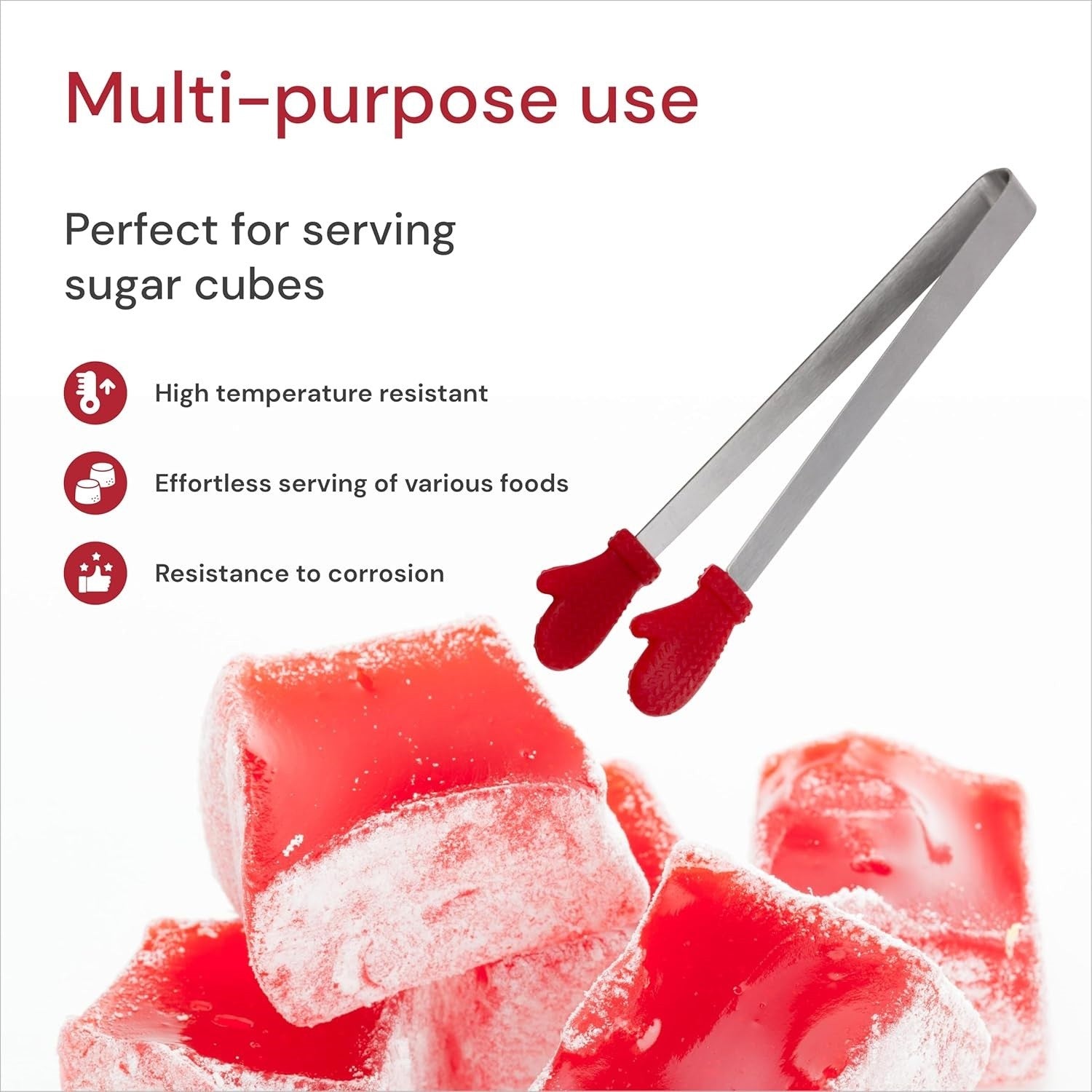 Cleste Creativ pentru Mancare, Flippy, Model Manusi din Silicon, 14.5x3 cm, Rezistent la Temperaturi Inalte si