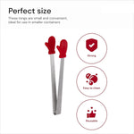 Cleste Creativ pentru Mancare, Flippy, Model Manusi din Silicon, 14.5x3 cm, Rezistent la Temperaturi Inalte si