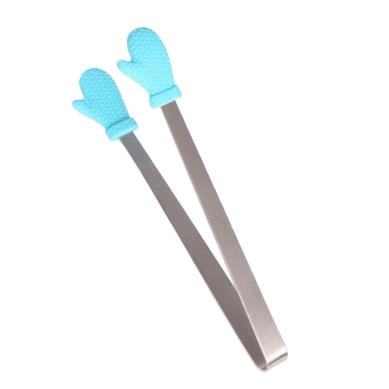 Cleste Creativ pentru Mancare, Flippy, Model Manusi din Silicon, 14.5x3 cm, Rezistent la Temperaturi Inalte si