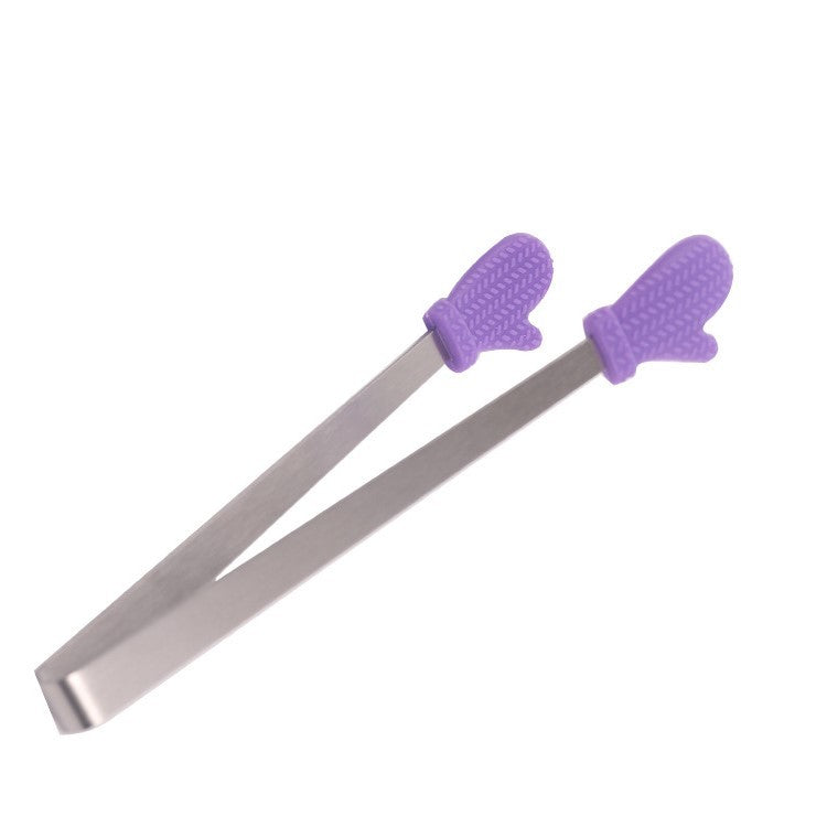 Cleste Creativ pentru Mancare, Flippy, Model Manusi din Silicon, 14.5x3 cm, Rezistent la Temperaturi Inalte si