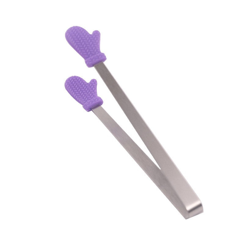 Cleste Creativ pentru Mancare, Flippy, Model Manusi din Silicon, 14.5x3 cm, Rezistent la Temperaturi Inalte si