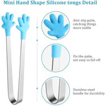 Cleste Creativ pentru Mancare, Flippy, Model Manute din Silicon, 14.5x3 cm, Rezistent la Temperaturi Inalte si