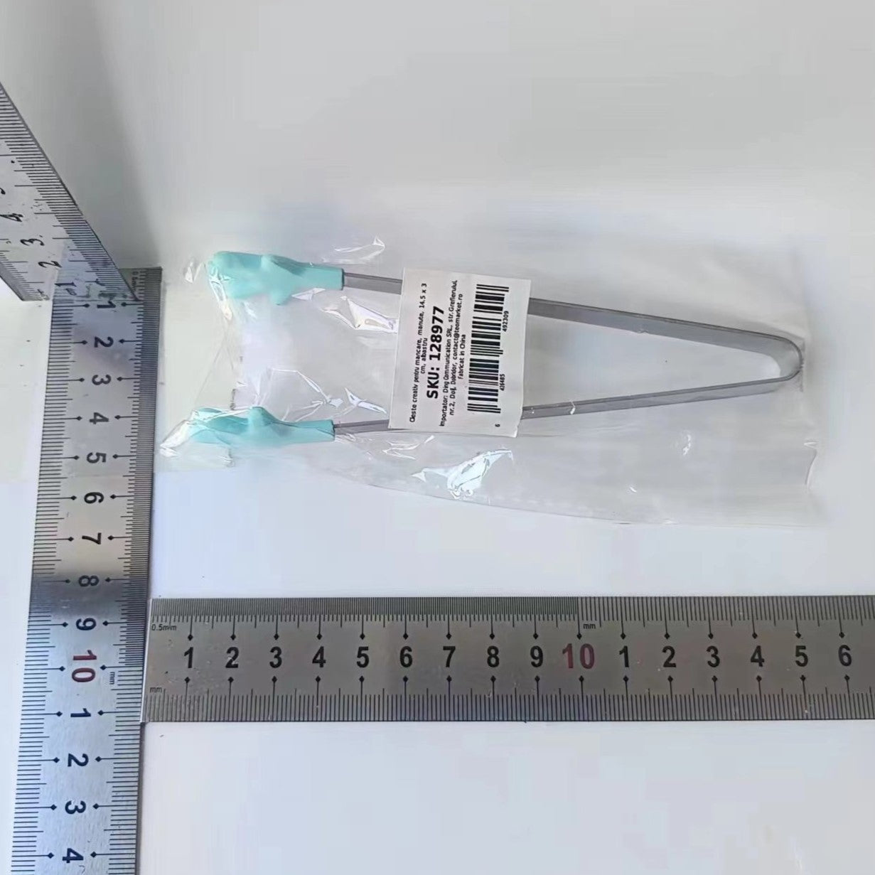 Cleste Creativ pentru Mancare, Flippy, Model Manute din Silicon, 14.5x3 cm, Rezistent la Temperaturi Inalte si