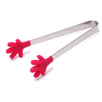 Cleste Creativ pentru Mancare, Flippy, Model Manute din Silicon, 14.5x3 cm, Rezistent la Temperaturi Inalte si