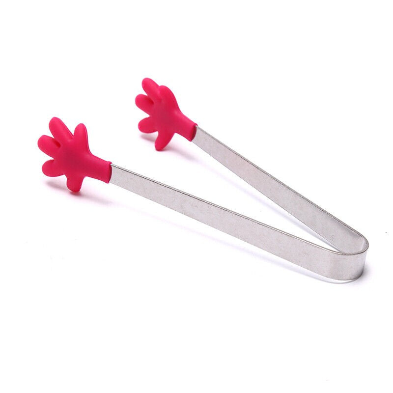 Cleste Creativ pentru Mancare, Flippy, Model Manute din Silicon, 14.5x3 cm, Rezistent la Temperaturi Inalte si