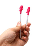 Cleste Creativ pentru Mancare, Flippy, Model Manute din Silicon, 14.5x3 cm, Rezistent la Temperaturi Inalte si