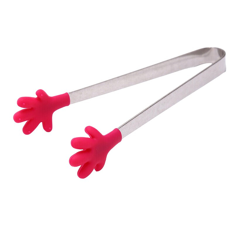 Cleste Creativ pentru Mancare, Flippy, Model Manute din Silicon, 14.5x3 cm, Rezistent la Temperaturi Inalte si
