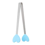 Cleste Creativ pentru Mancare, Flippy, Model Inimioare din Silicon, 14.5x3 cm, Rezistent la Temperaturi Inalte si