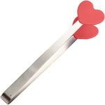 Cleste Creativ pentru Mancare, Flippy, Model Inimioare din Silicon, 14.5x3 cm, Rezistent la Temperaturi Inalte si