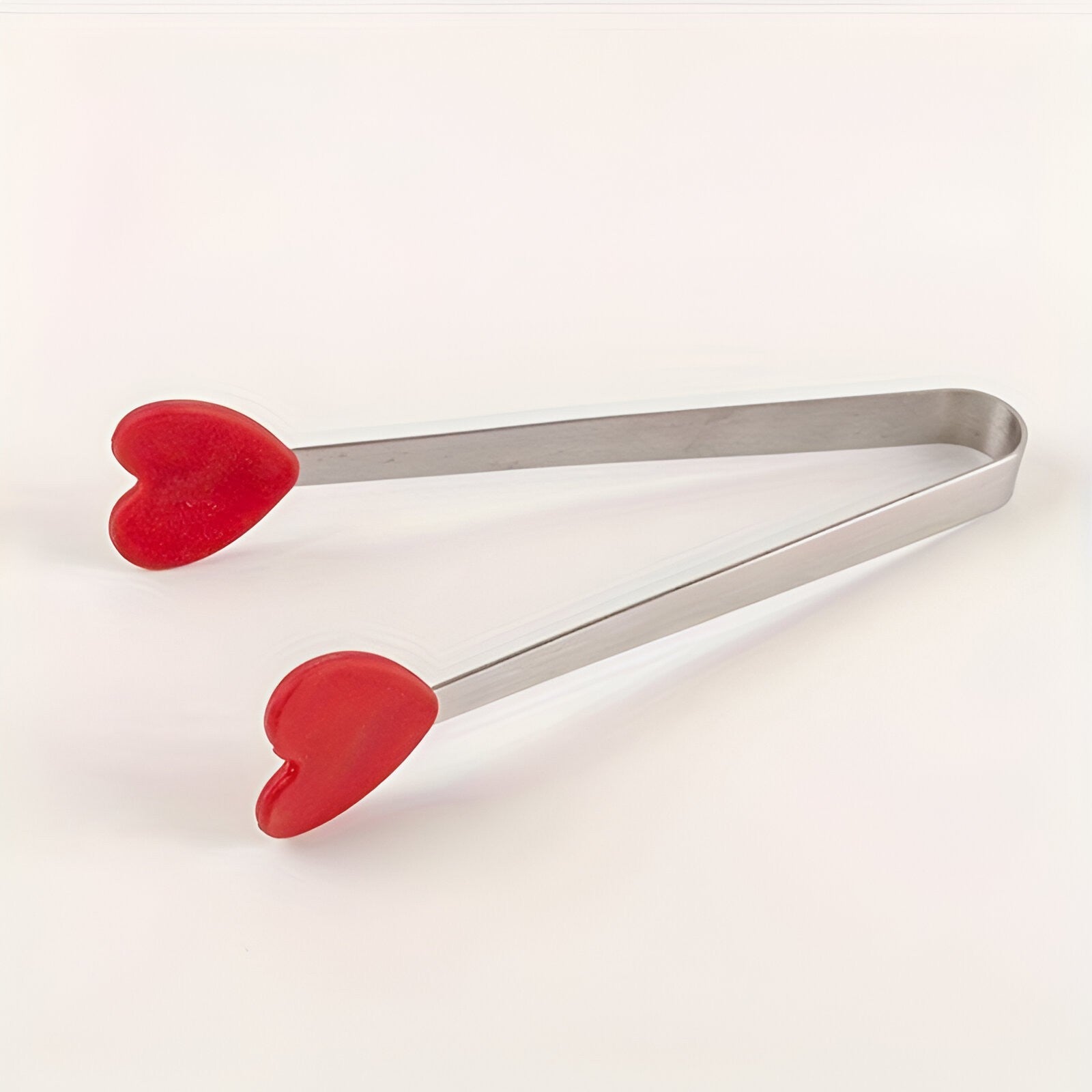 Cleste Creativ pentru Mancare, Flippy, Model Inimioare din Silicon, 14.5x3 cm, Rezistent la Temperaturi Inalte si