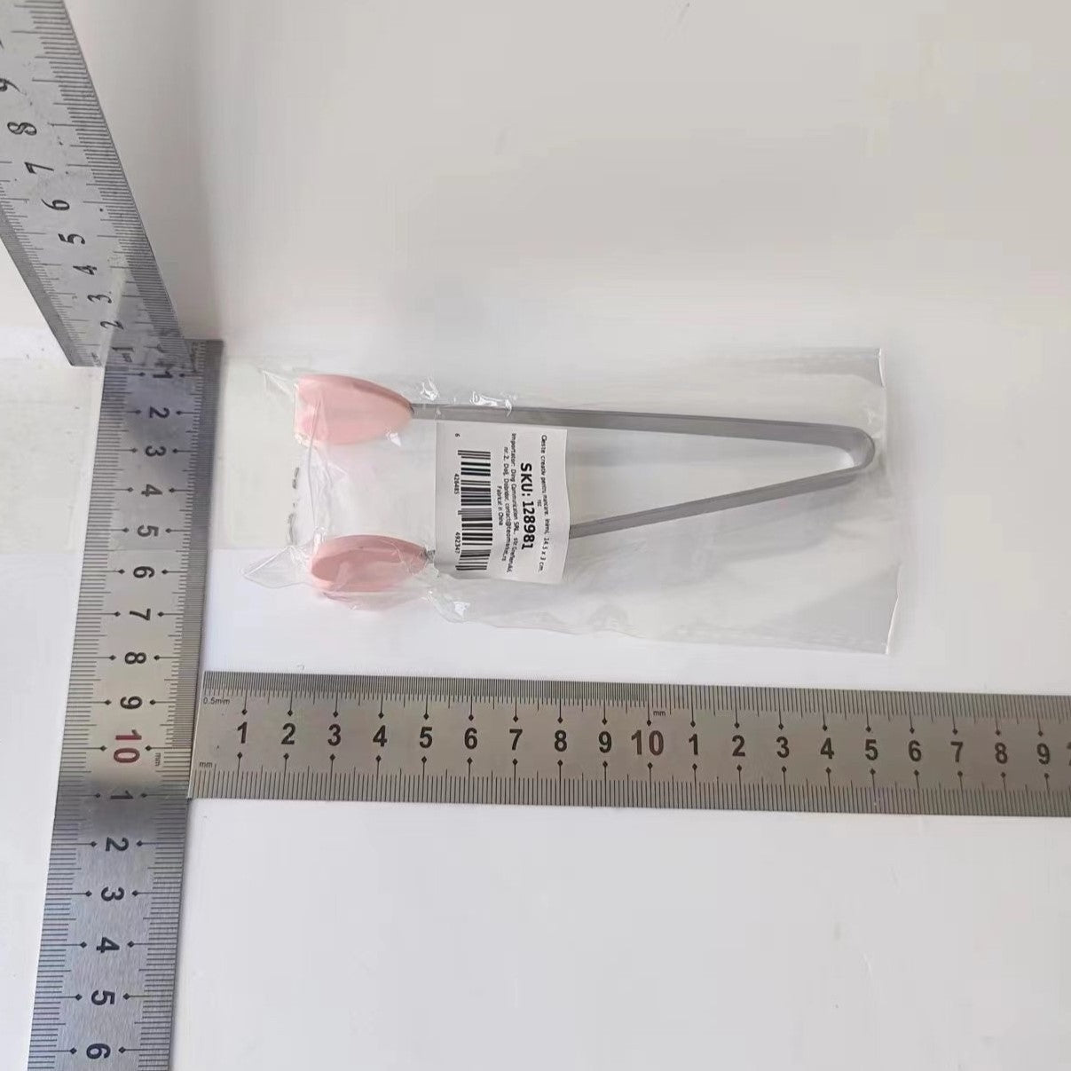 Cleste Creativ pentru Mancare, Flippy, Model Inimioare din Silicon, 14.5x3 cm, Rezistent la Temperaturi Inalte si