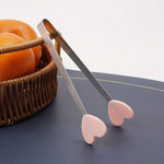 Cleste Creativ pentru Mancare, Flippy, Model Inimioare din Silicon, 14.5x3 cm, Rezistent la Temperaturi Inalte si