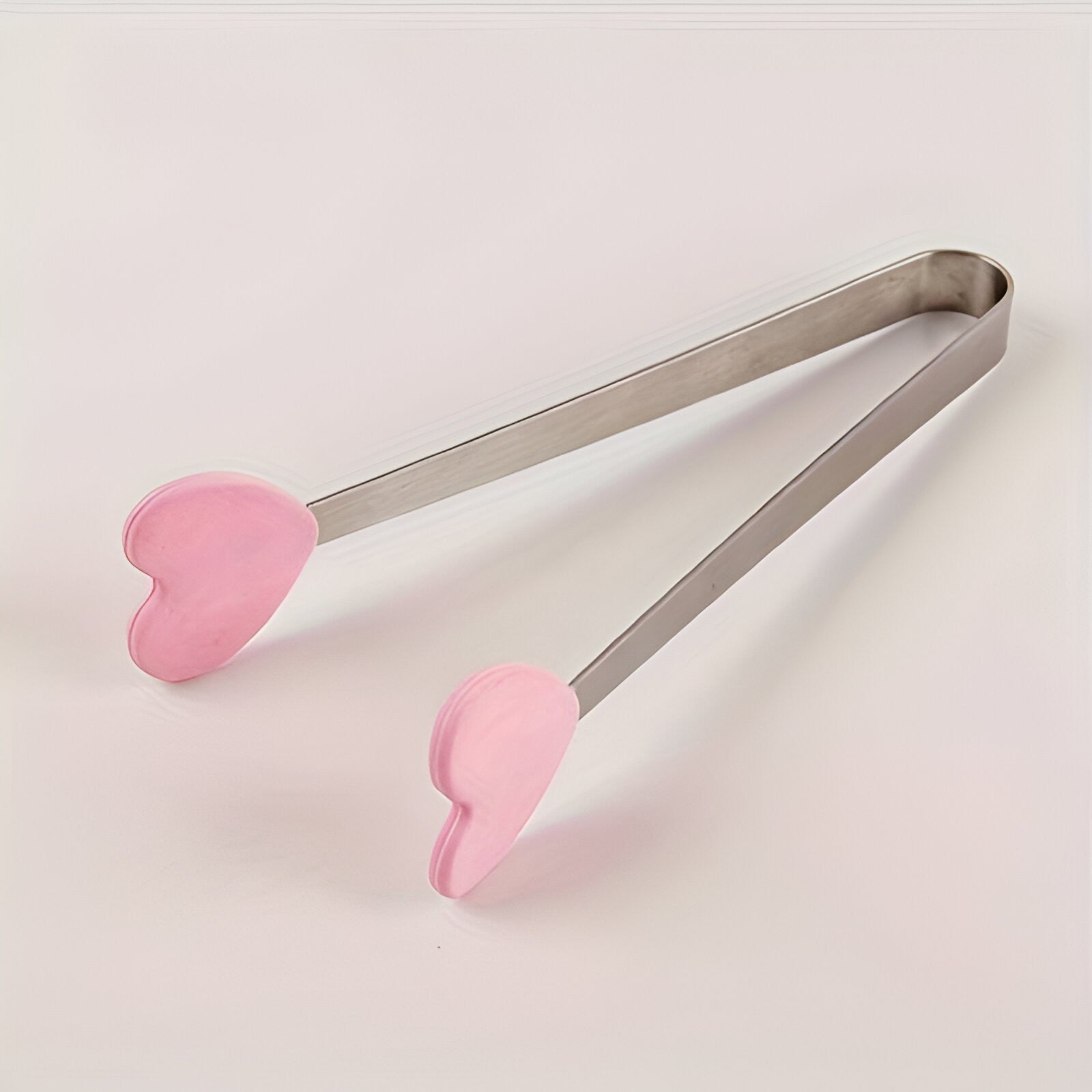 Cleste Creativ pentru Mancare, Flippy, Model Inimioare din Silicon, 14.5x3 cm, Rezistent la Temperaturi Inalte si