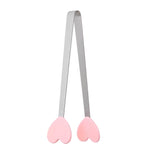 Cleste Creativ pentru Mancare, Flippy, Model Inimioare din Silicon, 14.5x3 cm, Rezistent la Temperaturi Inalte si
