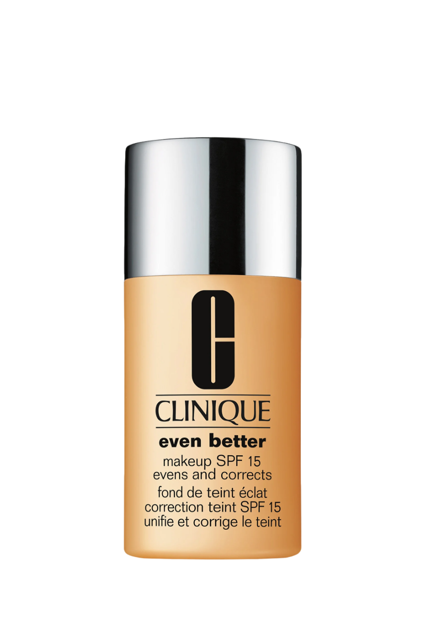 Clinique, Even Better, Finisaj natural, Fond de ten lichid, WN 54, Grâu cu miere, SPF 15, 30 ml