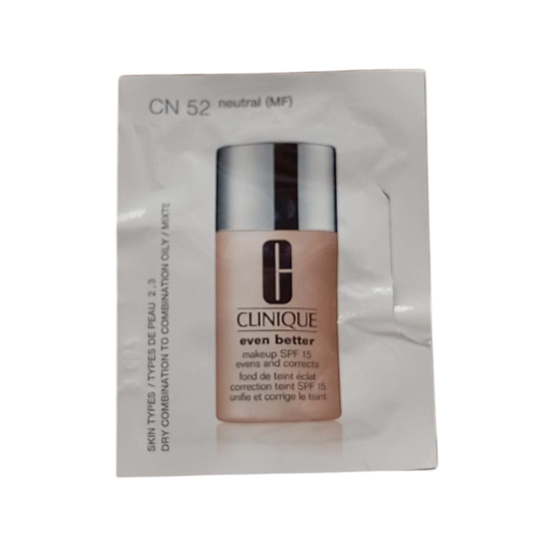 Clinique, Even Better, Fără parabeni, Hidratant, Fond de ten lichid, CN 52, Neutru, SPF 15, 5 ml *Mostră - Olmarkt